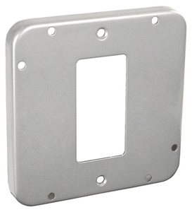 Southwire 4-11/16 Square Box Industrial Covers Decorator/GFCI 1/2 in Raised