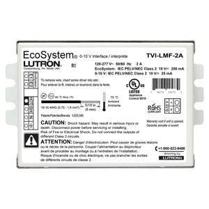 Lutron EcoSystem Interfaces 2 A
