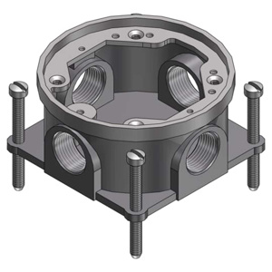 ABB Thomas & Betts Round Flush Service Floor Boxes