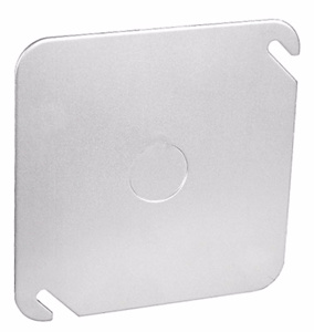 Southwire 4 Square Box Industrial Covers Knockout 1/2 in Flat