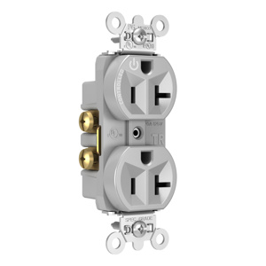 TR5362CHGRY 20A 125V RCPT GRY