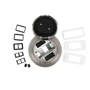 Wiremold Evolution 6ATC2 Series Prewired Poke-thru Devices