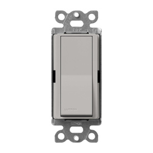 Lutron 3-Way, SPST Rocker Light Switches 15 A 120/277 V Satin Colors® Pebble