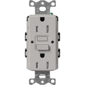 Lutron Duplex GFCIs 15 A 5-15R Pebble