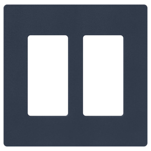 Lutron Standard Decorator Wallplates 2 Gang Deep Sea Plastic Surface