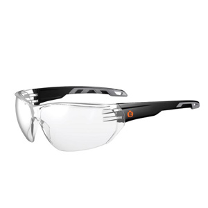 Ergodyne Skullerz® VALI Safety Glasses Anti-fog, Anti-scratch Clear Matte Black