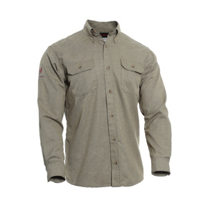 NSA FR DRIFIRE® TECGEN SELECT® Lightweight Button Work Shirts 2XL Tan Mens NSA FR DRIFIRE® TECGEN SELECT® Lightweight Button Work Shirts 2XL Tan Mens