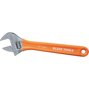 Klein Tools Extra Capacity Adjustable Wrenches 12 in 1-3/4 in Orange
