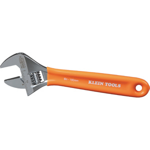 Klein Tools Extra Capacity Adjustable Wrenches 6 in 1 in Orange