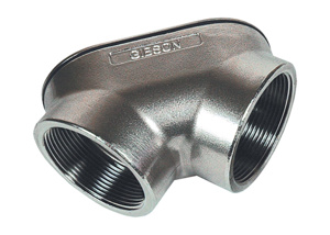 Generic Brand Stainless Steel Threaded Pulling <em class="search-results-highlight">Elbows</em> 1/2 in Stainless Steel 316 90 deg