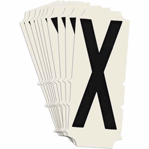 Brady 6450 Condensed Gothic Numbers and Letter Labels
