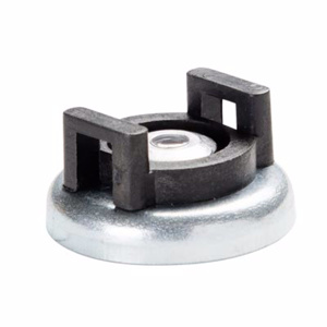 Winnie Industries Magnetic Cable Tie Mounts Black Screw/Rivet Mount 0.19 in