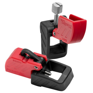 Master Lock Circuit <em class="search-results-highlight">Breaker</em> Lockouts Black/Red Nylon, Stainless Steel, Thermoplastic
