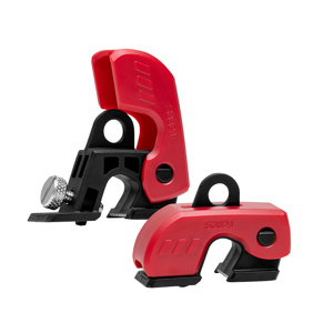 Master Lock Circuit <em class="search-results-highlight">Breaker</em> Lockouts Black/Red Nylon, Stainless Steel, Thermoplastic