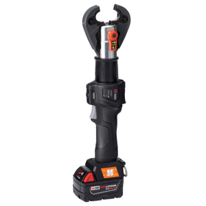 Huskie Tools Gear-driven Crimper / Cutter Tools ACSR: 556 kcmil, Aluminum: 350 kcmil, Copper: 350 kcmil, Guy Wire: 3/8 in Battery
