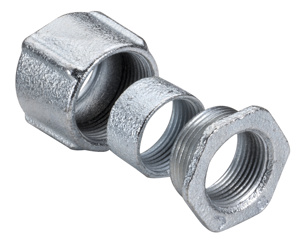 Southwire Topaz Rigid / IMC Compression 3-piece Couplings 3/4 in Malleable Iron