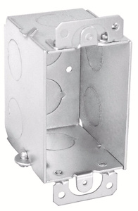 Southwire Metallic Gangable Switch / Outlet Boxes 1 Gang Ears New 2-1/2 in