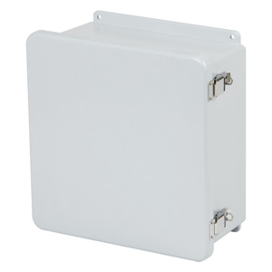 Robroy Stahlin Wall Mount Hinged Weatherproof Junction Boxes 24 x 24 x 10 in Without Knockouts Light Gray