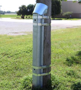 Laminated Wood Systems PoleEnforcer® Safety Caps