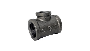 Alloy Products Coated Black Malleable Iron Reducing Tees 150 <em class="search-results-highlight">lb</em> Threaded