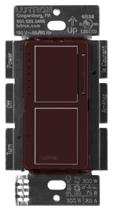 Lutron Maestro® MA-L3S25 Series Dual Dimmer Switches Tap with Preset 2.5 A CFL, Halogen, Incandescent, LED