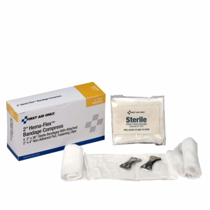 First Aid Only® Hema-<em class="search-results-highlight">Flex</em>™ Compression Bandages 2 in 4 Per Box Latex-free