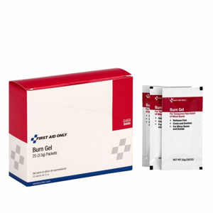 First Aid Only® Burn Gels 3.5 g 25 Packets Per Box