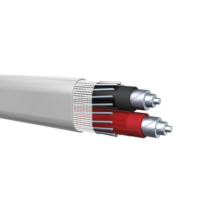 Generic Brand Aluminum Service Entrance <em class="search-results-highlight">Wire</em> SEU 2-2-4 AWG 125 ft Reel