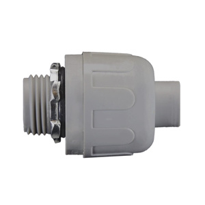 Cantex Straight Nonmetallic <em class="search-results-highlight">Liquidtight</em> Connectors Non-insulated 1-1/4 in Compression x Threaded PVC