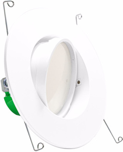 Westgate MFG RDL Recessed Can Lights 120 V 11 W 6 in 2700/3000/3500/4000/5000 K White Dimmable 900 lm