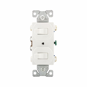 Eaton Wiring Devices 3-Way, SPST Stacked Toggle Switches