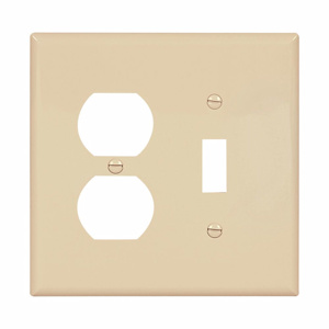 Eaton Wiring Devices Midsized Duplex Toggle Wallplates