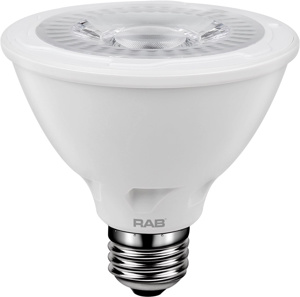 RAB Lighting PAR30 LED Lamps 11 W Medium (E26) 4000 K 40 deg Dimmable 900 lm Flood