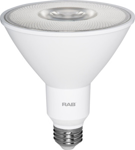 RAB Lighting PAR38 LED Lamps 16 W Medium (E26) 4000 K 40 deg Dimmable 1370 lm Flood
