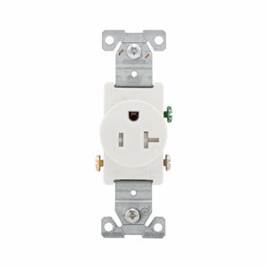 Eaton Wiring Devices TR1877 Series Duplex Receptacles 20 A 125 V 2P3W 5-20R Commercial Tamper-resistant White