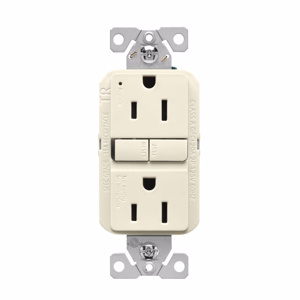 Eaton Wiring Devices TRGF15 Series Duplex GFCIs 15 A 5-15R Light Almond Tamper-resistant