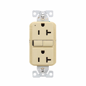 Eaton Wiring Devices TRGF20 Series Duplex GFCIs 20 A 5-20R Ivory Tamper-resistant