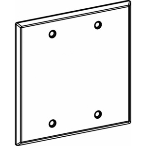 Orbit Industries Weatherproof Box Covers Blank 2 Gang Gray