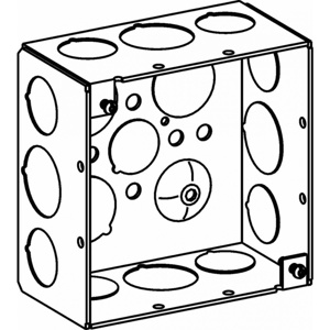 Orbit Industries Metallic 4 Square Boxes Screws New 1-1/2 in