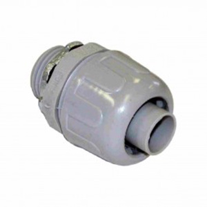 Orbit Industries NMLT Series Straight Nonmetallic <em class="search-results-highlight">Liquidtight</em> Connectos Non-insulated 3/4 in Compression x Threaded PVC
