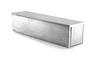 E-Box NEMA 3R Screw Cover Steel Wiring Troughs 8 x 8 x 36 in Without Knockouts