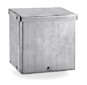 E-Box Wall Mount Screw Cover Weatherproof Junction Boxes 8 x 8 x 4 in Without Knockouts NEMA 3R