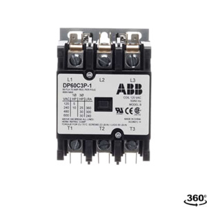 ABB Industrial Solutions Non-reversing Definite Purpose Contactors 60 A 3 Pole 120 VAC