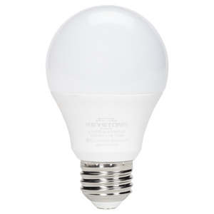 Keystone A19 LED Lamps 9.5 W Medium (E26) 4000 K Dimmable 80 CRI 800 lm