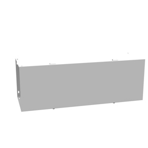 Milbank NEMA 1 Hinge Cover Steel Wireways 8 x 8 x 24 in Without Knockouts