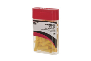 NSI Industries Insulated Butt Connectors 12 - 10 AWG Vinyl Yellow