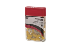 NSI Industries R Series Insulated Ring Terminals 12 - 10 AWG #10 Yellow