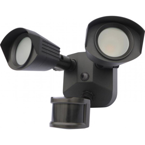 Satco Products LED 2-Head Security Lights 20 W LED 1900 lm