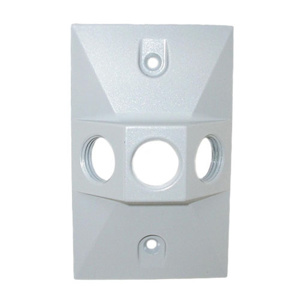 Teddico Weatherproof Outlet Box Covers Lampholder 1/2 in 3 Hub 1 Gang Bronze