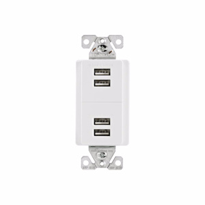 Eaton Wiring Devices Stacked USB Receptacles